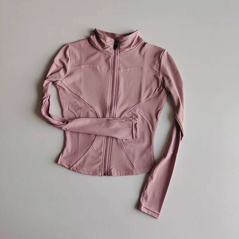 Women’s Fitness Jacket – Long Sleeve, Stretch & Stylish