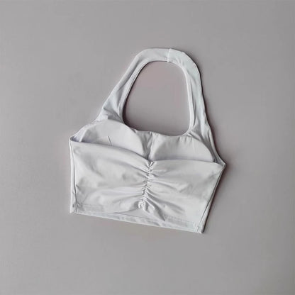 Halter Neck Sports Bra – Sexy Back & Chest Support