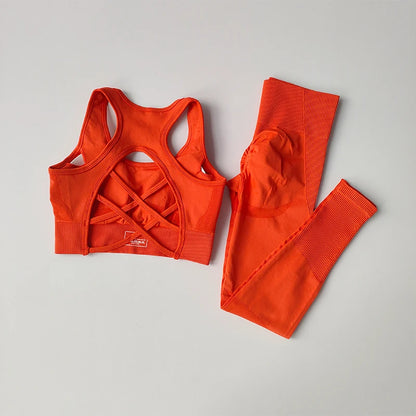 2PCS Active Set – Sports Bra & Fitness Tank Top