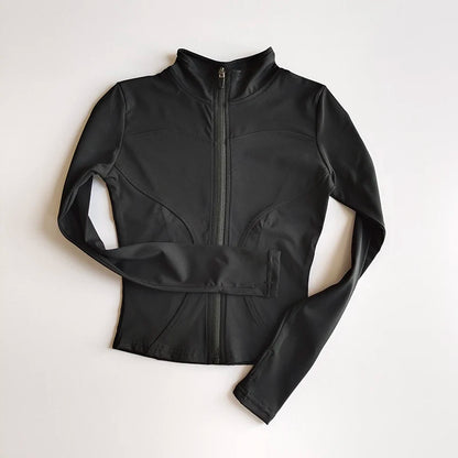 Women’s Fitness Jacket – Long Sleeve, Stretch & Stylish