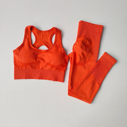 2PCS Active Set – Sports Bra & Fitness Tank Top