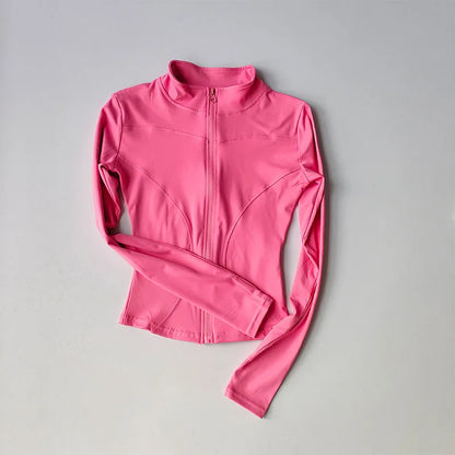 Women’s Fitness Jacket – Long Sleeve, Stretch & Stylish