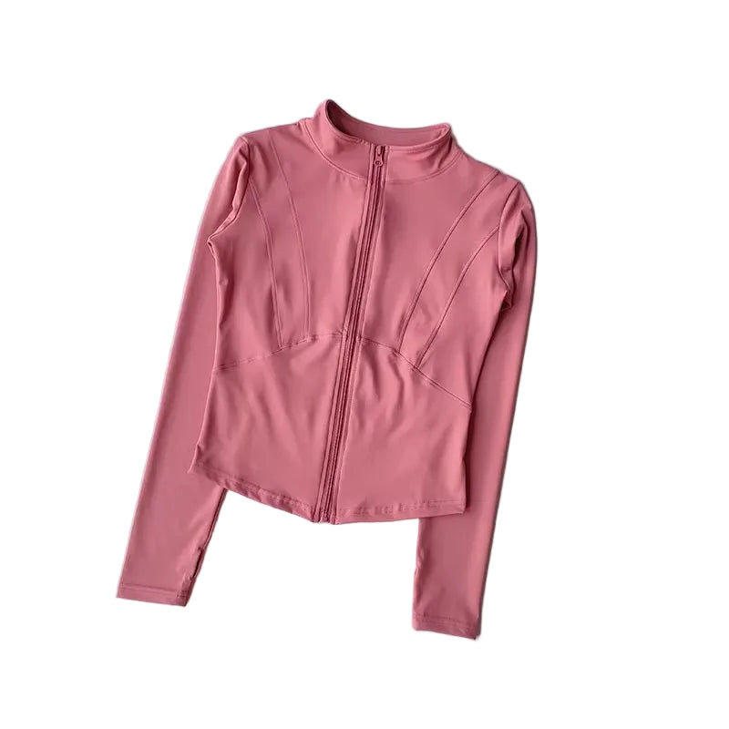 Women’s Fitness Jacket – Long Sleeve, Stretch & Stylish