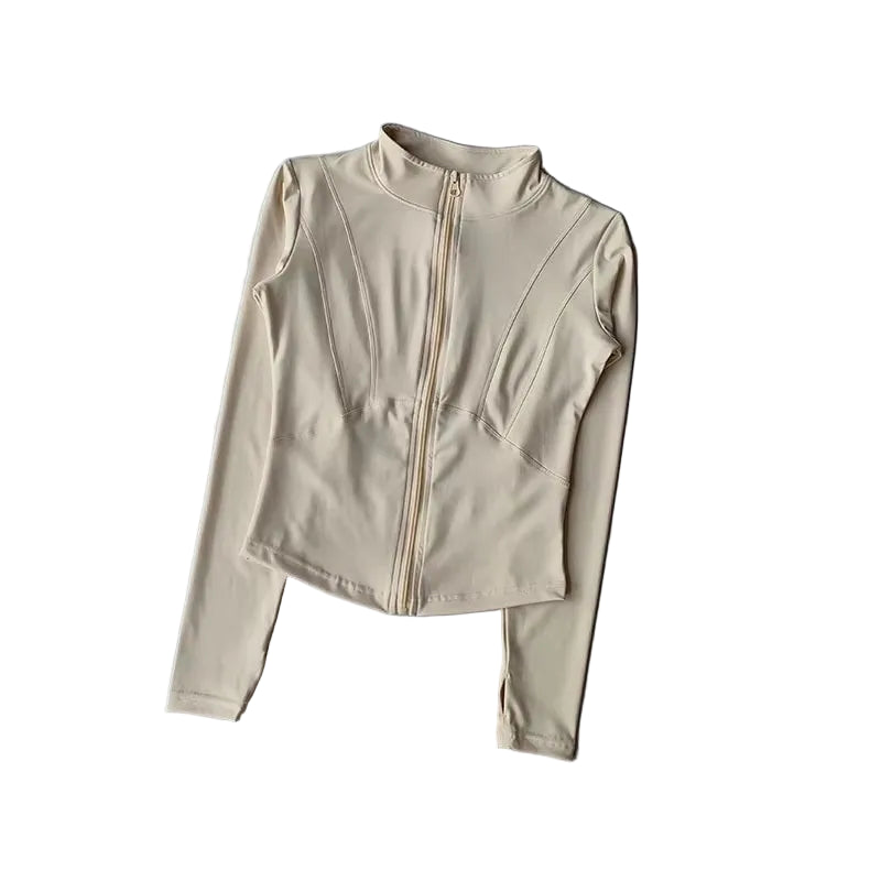 Women’s Fitness Jacket – Long Sleeve, Stretch & Stylish