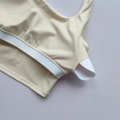 Halter Neck Sports Bra – Sexy Back & Chest Support
