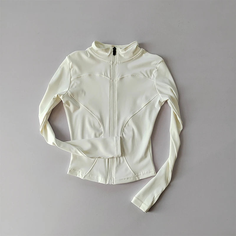 Women’s Fitness Jacket – Long Sleeve, Stretch & Stylish