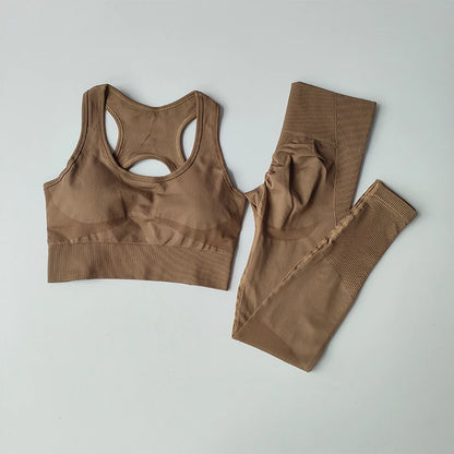 2PCS Active Set – Sports Bra & Fitness Tank Top