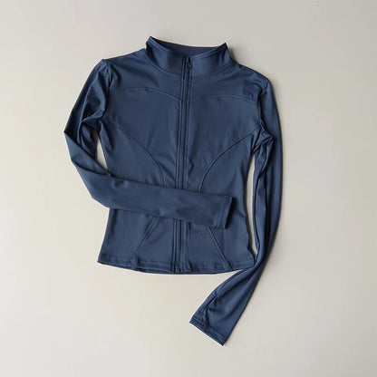 Women’s Fitness Jacket – Long Sleeve, Stretch & Stylish
