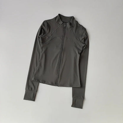 Women’s Fitness Jacket – Long Sleeve, Stretch & Stylish