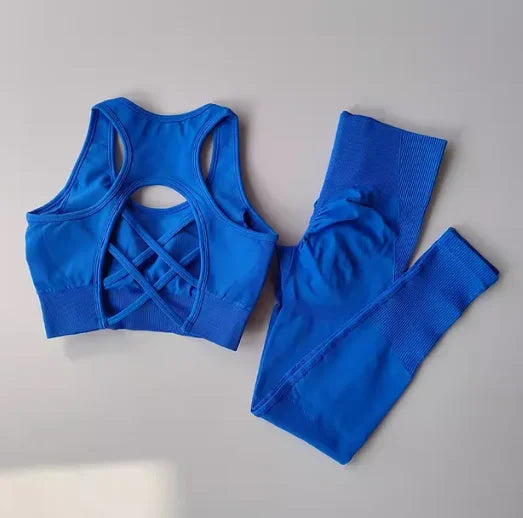 2PCS Active Set – Sports Bra & Fitness Tank Top