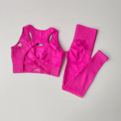 2PCS Active Set – Sports Bra & Fitness Tank Top