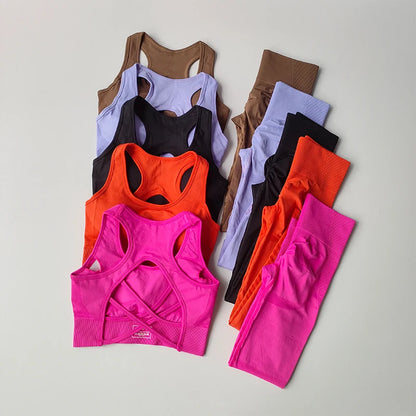 2PCS Active Set – Sports Bra & Fitness Tank Top