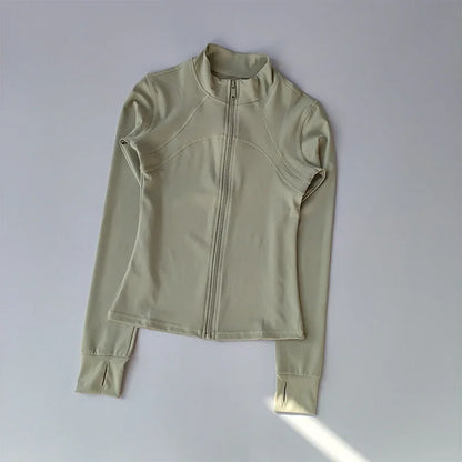 Women’s Fitness Jacket – Long Sleeve, Stretch & Stylish